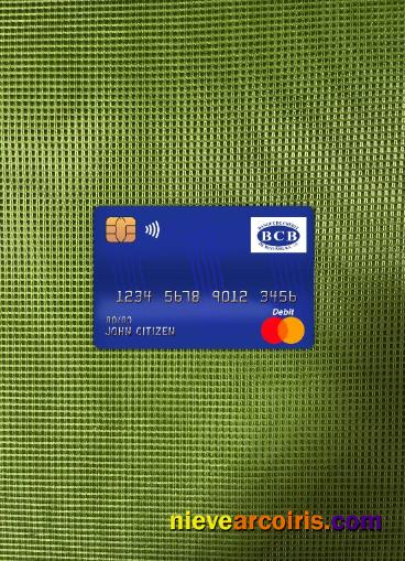 Burundi Credit bank of Bujumbura master debit card photolook